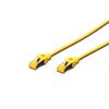 CAVO RETE S-FTP CAT.6A DOPPIA SCHERMATURA LSOH COLORE GIALLO MT. 1