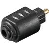 ADATTATORE AUDIO TOSLINK MASCHIO - 3,5MM. MINI JACK FEMMINA