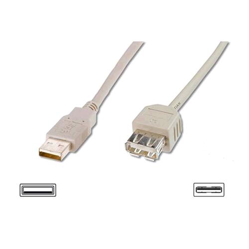 Prodotto: LP8150 - CAVO PROLUNGA USB MT. 1,80 - CONNETTORI A  MASCHIO-FEMMINA CERTIFICATO USB 2.0 - DIGITUS (CAVETTERIA-CAVI USB-CAVI USB  A - A MASCHIO/FEMMINA)