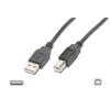 DIGITUS CAVO  USB 2.0  CONNETTORI A/B   M/M 1.8M NERO