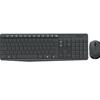 LOGITECH BUNDLE WIRELESS MOUSE + TASTIERA MK235 GRIGIO