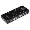 LINK SWITCH KVM PER 4 PC USB/VGA CON 1 MOUSE, 1 TASTIERA USB E 1 MONITOR VGA CON CAVI INCLUSI