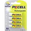 PKCELL BATTERIE RICARICABILI STILO AA NI-MH 2600 MAH 1,2 V BLISTER 4 PEZZI