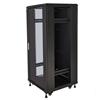 ARMADIO RACK 19" 27U (A)1388 (L)600 (P)1000 COLORE NERO PORTA VETRO