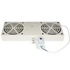 MODULO 2 VENTOLE CON TERMOSTATO PER ARMADI RACK A MURO LINK COLORE GRIGIO -FUORITUTTO-