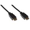 CAVO HDMI 4Kx2K 30HZ 3D+ETHERNET PER PC, NOTEBOOK, HDTV, ECC CONTATTI DORATI MT 15 COLORE NERO