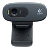 WEBCAM LOGITECH HD C270 USB 3MPX 1280X720 FLUID CRYSTAL MICROFONO INCORPORATO CLIP FISSAGGIO RILEVAMENTO AUTOMATIVO VOLTO E MOVIMENTO