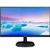 MONITOR PHILIPS IPS LED 23.8" WIDE 243V7QDSB/00 5MS LOWBLUE 0.275 FHD 1920X1080 1000:1 BLACK VGA DVI HDMI VESA