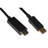 CAVO DISPLAYPORT 1.4 - HDMI 2.0 CONTATTI DORATI 4KX2K 60HZ 18GBPS HDR RGB 4:4:4 MT 5