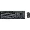 LOGITECH KIT TASTIERA WIRELESS+MOUSE DESKTOP MK295 SILENT COMBO, USB, LAYOUT ITA, COLORE GRAFITE