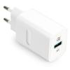 Caricatore Adattatore Universale Vultech CC-118QCLWH 1 Porta USB QC 3.0 3A 18W - Bianco