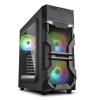 SHARKOON CASE VG7-W RGB, ATX, 2XUSB2, 2XUSB3, 6 SLOTS, 2X120 LED FRONT 1X120 REAR, WINDOW ACRILIC, RGB COLOR