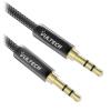 Cavo Audio Jack 3,5 mm Vultech SC11249-1 In Nylon 1Mt. 2 Poli Maschio-Maschio