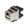 LINK INSERTO JACK SCHERMATO RJ45 8 POLI CAT 5E 180° PER RETI