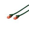 DIGITUS CAVO RETE UTP CAT. 6 NON SCHERMATO LSZH MT. 10 VERDE