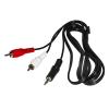 LINK CAVO STEREO CON 1 CONNETTORE 3,5 MM. - 2 CONNETTORI CINCH (RCA) MASCHIO MT. 1,80