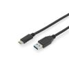 DIGITUS CAVO DI COLLEGAMENTO USB 3.1 TIPO "C" GEN 2, 3A 10 GB - USB "A" M/M MT 1,0