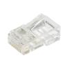 LINK CONFEZIONE 100 CONNETTORI 8 POLI CAT 5E UTP NON SCHERMATO RJ45 CON INSERTO PER CAVO FLESSIBILE