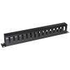 LINK PANNELLO GUIDACAVI PER ARMADI RACK 19" 1U A GABBIA NERO 483X42X70 MM IN METALLO