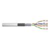 DIGITUS CAVO FLESSIBILE DOPPIA SCHERMATURA SF/UTP HALOGENFREE PER RETI CATEGORIA 6 IN RAME MATASSA MT.305
