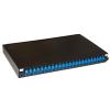 LINK PANNELLO FIBRA OTTICA 19" CON 24 ADATTATORI SC SIMPLEX SINGLEMODE PROFONDITA' 250 MM CON PIGTAIL INSTALLATI COLORE NERO