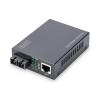 DIGITUS MEDIA CONVERTER GIGABIT POE RJ45 CONNETTORE SC SINGLEMODE PSE