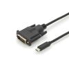 DIGITUS CAVO USB TIPO-C - DVI M/M, 2.0m, 1080p@60Hz