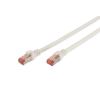 DIGITUS CAVO RETE S-FTP CAT.6 DOPPIA SCHERMATURA LS0H COLORE BIANCO MT. 2