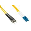 LINK CAVO FIBRA OTTICA LC A ST SINGLEMODE DUPLEX UPC MT.10