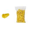 LINK CONFEZIONE 100 COPRICONNETTORI 6MM PER PLUG RJ45 8 POLI CAVO CAT 5E- 6 GIALLO