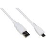 LINK CAVO MICRO USB 2.0 BIANCO MT 1,8 IN RAME PER RICARICA VELOCE E SCAMBIO DATI