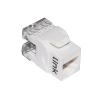 LINK PRESA RETE KEYSTONE JACK RJ45 CATEGORIA 5E UTP COLORE BIANCO 180° CONTATTI DORATI 50 MICRON