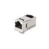 DIGITUS ACCOPPIATORE SCHERMATO RJ45 CAT 6A CLASSE EA ANGOLATO