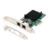 DIGITUS GIGABIT ETHERNET PCI EXPRESS CARD, 2 PORTE 32-BIT, STAFFA A BASSO PROFILO, CHIPSET INTEL