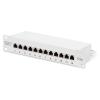 DIGITUS CAT 5e, Class D Patch Panel, shielded, black -FUORITUTTO-