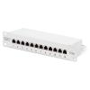 DIGITUS CAT 5e, Class D Patch Panel, shielded, black