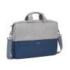 RIVACASE Borsa antifurto per Notebook da 15.6" Grigio /Blu