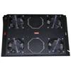 KIT 4 VENTOLE CON TERMOSTATO, 12.8 METRI  CUBI CIRCOLAZIONE D'ARIA COLORE NERO PER ARMADI LINEA SERVER (DN-19 FAN-4-1000SW)