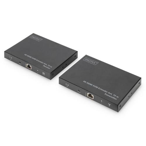 DIGITUS Set extender 4K HDMI KVM, 70 m