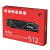 ADATA SSD XPG GAMMIX S70 BLADE 512GB M.2 PCIe 4.0 GEN4x4 2280 lettura/scrittura sequenziali fino a 7400/6800 MB al secondo