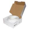 LINK MATASSA CAVO RETE CATEGORIA 6A NON SCHERMATO UTP AWG24 HALOGENFREE FLESSIBILE COLORE BIANCO MT.100