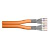 DIGITUS Cavo di installazione per reti duplex CAT 7A, S/FTP, AWG 22/1, FRNC-C; LSZH-3 matassa mt 500