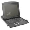 DIGITUS Console KVM modulare HD LCD con TFT da 19", connessione KVM HDMI a 8 porte, touchpad, layout di tastiera italiano