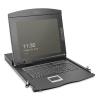 DIGITUS Console KVM modulare HD LCD con TFT da 19", connessione KVM VGA a 1 porta, touchpad, layout tastiera italiana