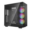 DEEPCOOL CASE MID TOWER CH780 BLK 1x420 ARGB FAN VETRI PANORAMICI