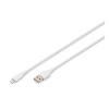 LINK DIGITUS Cavo di collegamento in silicone Lightning, USB-A - Lightning 2 m, bianco