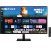 MONITOR SAMSUNG SMART M5 S32DM502 32" FULL HD Smart Hub con app di streaming, Office 365, Gaming Hub, Speaker integrati, Telecomando, WiFi, HDMI, USB