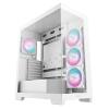 DEEPCOOL CASE MID TOWER CG580 WH 4F WHITE 2*TG 4x120 PWM+ARGB FAN