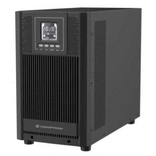 UPS CONCEPTRONIC ZEUS52ES3K 3000VA/2700W ONLINE TOWER UPS SCHUKO -HID-EPO- CAPACITà DELLA BATTERIA 72V - 12V/9AH 4P SCHUKO