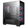 DEEPCOOL CASE MID TOWER CG580 4F 2*TG 4X120 PWM+ARGB FAN